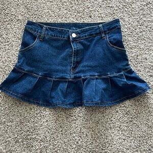 Mini Denim Skirt Size Large